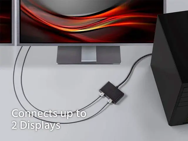 Alt view image 16 of 20 - Monoprice 2-Port DisplayPort 1.2 to HDMI Multi-Stream Transport (MST) Hub, Ideal For Digital Signage And Large Video Displays In Schools, Churches