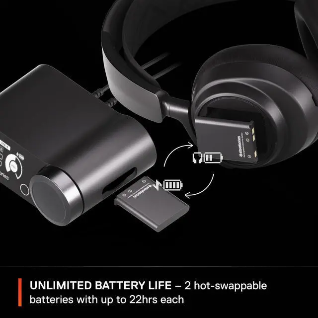 Alt view image 9 of 13 - SteelSeries Arctis Nova Pro PlayStation Wired High-Fidelity Gaming Audio with Multi-System Connect - Black