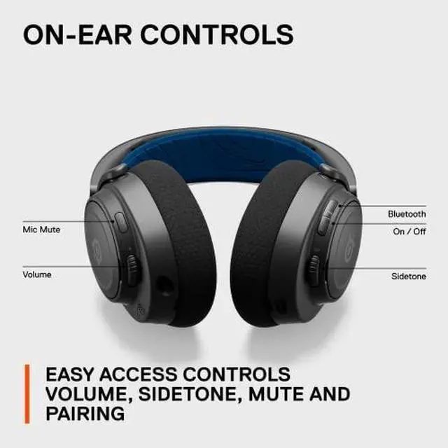 Alt view image 15 of 20 - SteelSeries Arctis Nova 7P Multi-Platform Premium Wireless Gaming Headset - Black
