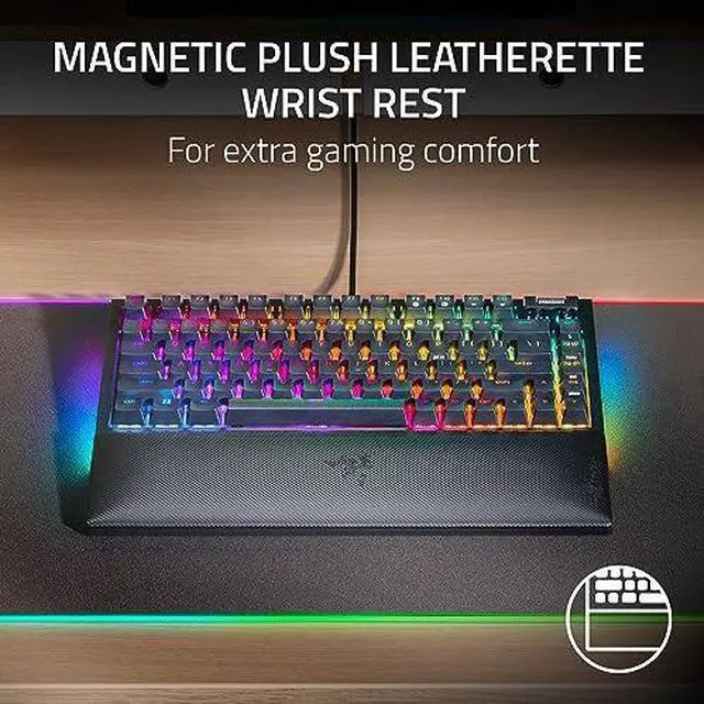 Alt view image 5 of 8 - Razer BlackWidow V4 75% - Hot-swappable Mechanical Gaming Keyboard