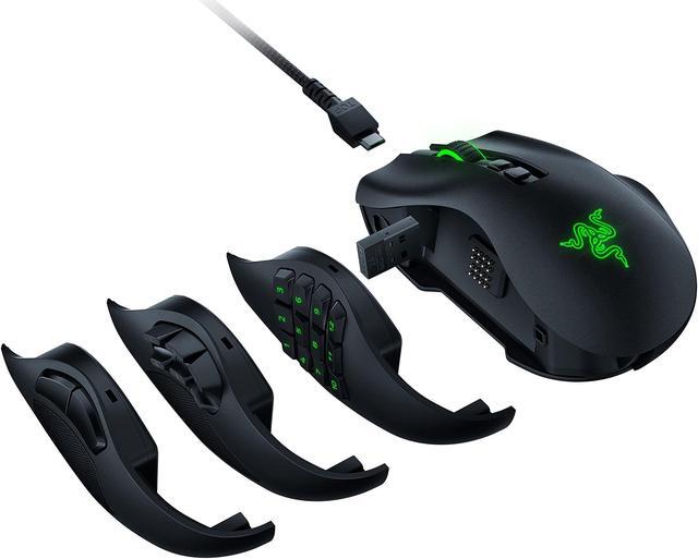 Alt view image 12 of 17 - Razer Naga Pro Wireless Gaming Mouse: Interchangeable Side Plate w/ 2, 6, 12 Button Configurations - Focus+ 20K DPI Optical Sensor - Fastest Gaming Mouse Switch - Chroma RGB Lighting