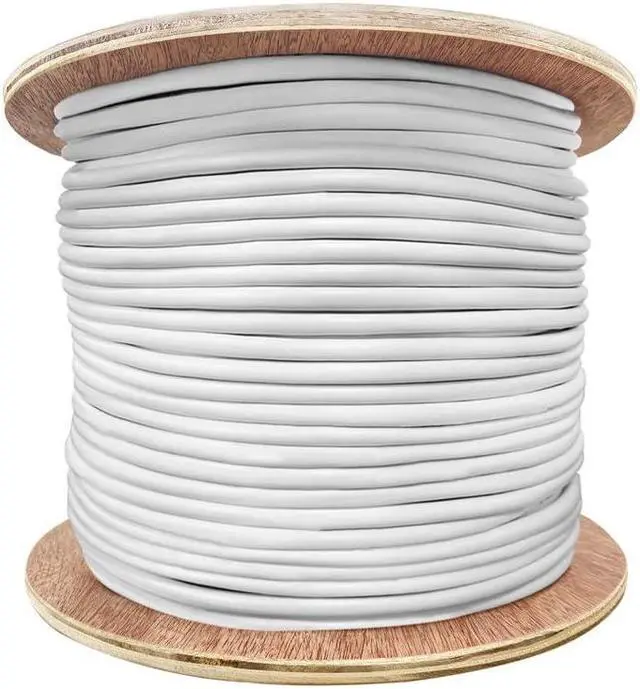 Alt view image 10 of 18 - Monoprice Access Series 12 Gauge AWG CL2 Rated 2 Conductor Speaker Wire / Cable - 500ft Fire Safety In Wall Rated, Jacketed In White PVC Material 99.9% Oxygen-Free Pure Bare Copper