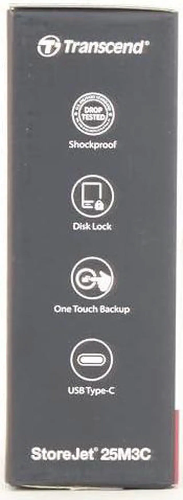 Alt view image 14 of 17 - 4TB Transcend USB3.1 Type-C StoreJet 25M3C 2.5-inch External Hard Drive Shock-Resistant