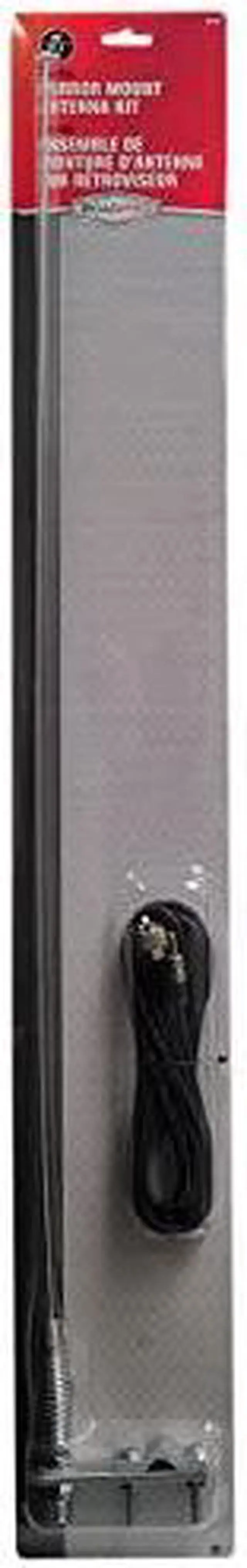 Alt view image 7 of 12 - 28 AM/FM Mirror Mount Stainless Steel Antenna Kit with 2 Shock Spring