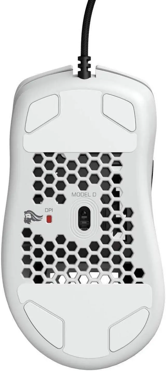 Alt view image 17 of 20 - Glorious Model D Matte White Wired Gaming Mouse