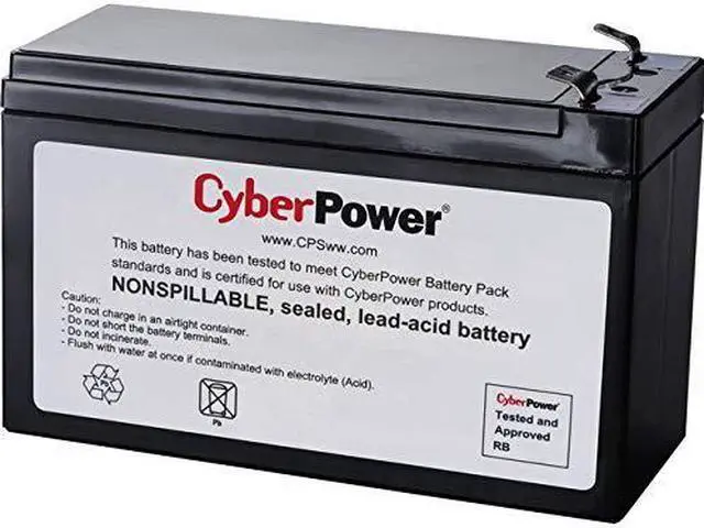 Alt view image 10 of 15 - CyberPower RB1290X2 UPS Replacement Battery Cartridge