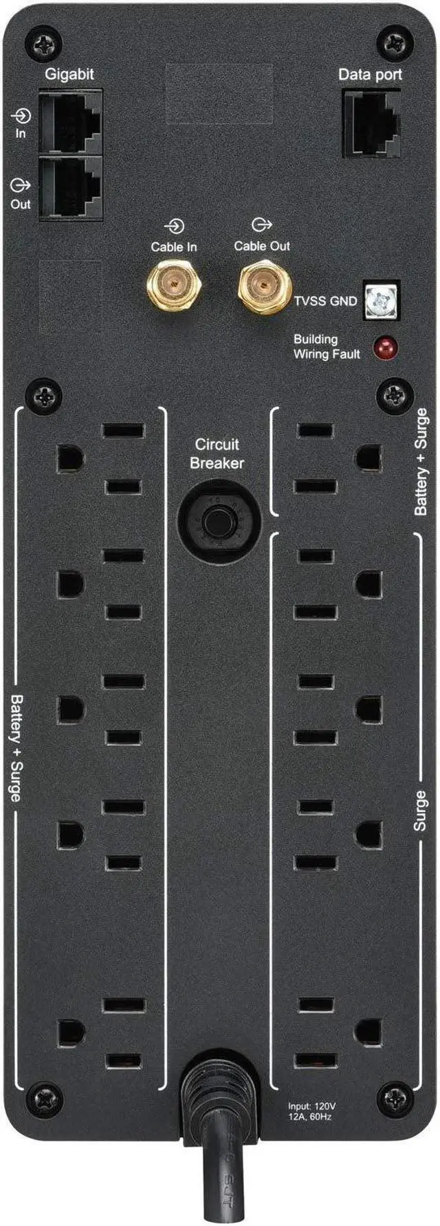 Alt view image 17 of 20 - APC BR1350MS Back-UPS Pro BR 1350VA/810W Sinewave 10 Outlets UPS