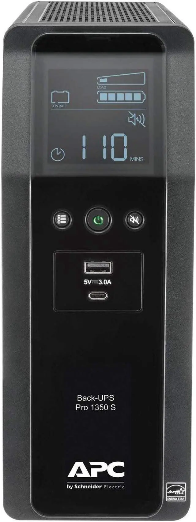 Alt view image 19 of 20 - APC BR1350MS Back-UPS Pro BR 1350VA/810W Sinewave 10 Outlets UPS