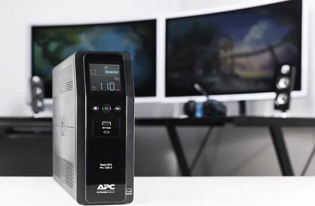 Alt view image 14 of 20 - APC BR1350MS Back-UPS Pro BR 1350VA/810W Sinewave 10 Outlets UPS