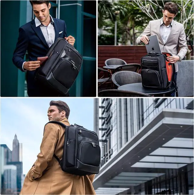 Alt view image 16 of 20 - Everki Onyx Premium Travel Friendly Laptop Backpack 15.6 inch Black Bags and Sleeves