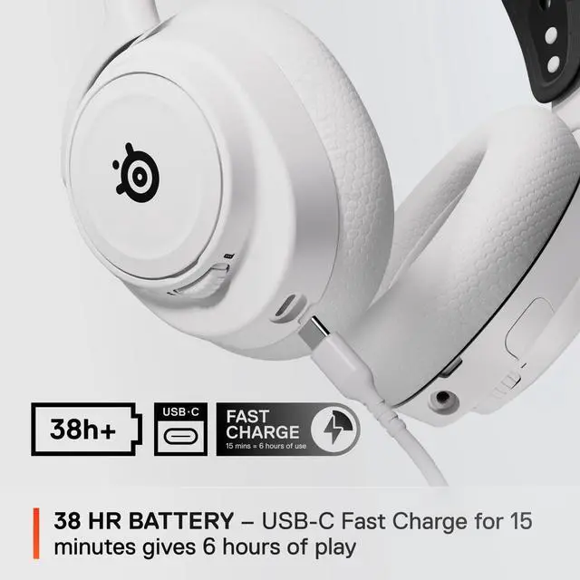 Alt view image 6 of 8 - SteelSeries Arctis Nova 7X Multi-Platform Premium Wireless Gaming Headset - White