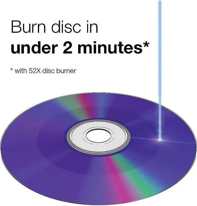 Alt view image 7 of 8 - Verbatim 700MB 52x 80 Minute White Inkjet and Hub Printable Recordable Disc CD-R, 100-Disc Spindle 95252