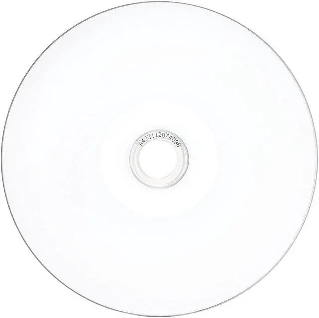 Alt view image 8 of 8 - Verbatim 700MB 52x 80 Minute White Inkjet and Hub Printable Recordable Disc CD-R, 100-Disc Spindle 95252