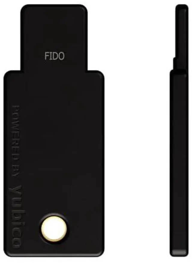 Alt view image 7 of 7 - Yubico - Security Key NFC - Black - Two-Factor authentication (2FA) Security Key, Connect via USB-A or NFC, FIDO U2F/FIDO2 Certified