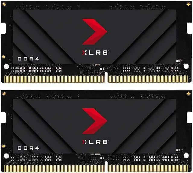 Alt view image 2 of 7 - PNY XLR8 Gaming 32GB (2 x 16GB) 260-Pin DDR4 SO-DIMM DDR4 3200 (PC4 25600) Laptop Memory Model MN32GK2D43200X