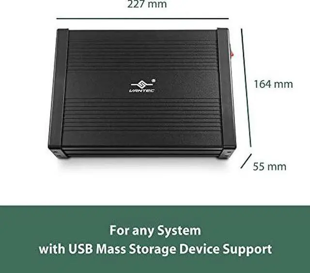 Alt view image 4 of 8 - VANTEC NexStar DX2 USB 3.0 External Enclosure for SATA Blu-Ray/CD/DVD Drive