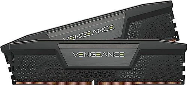Alt view image 2 of 8 - CORSAIR - VENGEANCE 32GB (2x16GB) 6400MHz DDR5 C32 DIMM Desktop Memory - Black (CMK32GX5M2B6400C32)