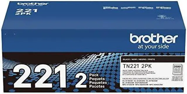 Alt view image 18 of 20 - BROTHER INTERNATIONAL TN-221-2PK StndrdYield BlkTonr Crtrdg 2Pk