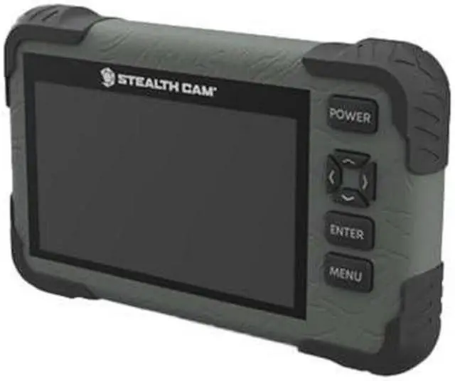Alt view image 2 of 7 - Stealth Cam SD Card Reader/Photo & HD Video 1080P Viewer | Durable Water-Resistant Housing | 4.3" Color LCD Screen | Wrist Lanyard