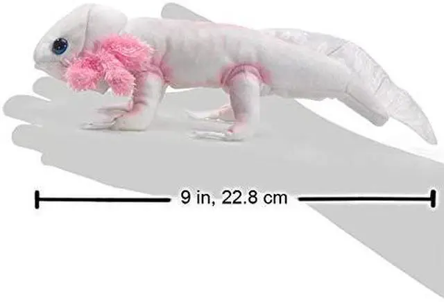 Alt view image 2 of 6 - Folkmanis Axolotl Finger Puppet, 9"