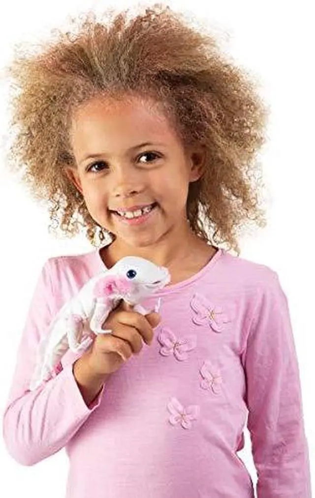 Alt view image 3 of 6 - Folkmanis Axolotl Finger Puppet, 9"