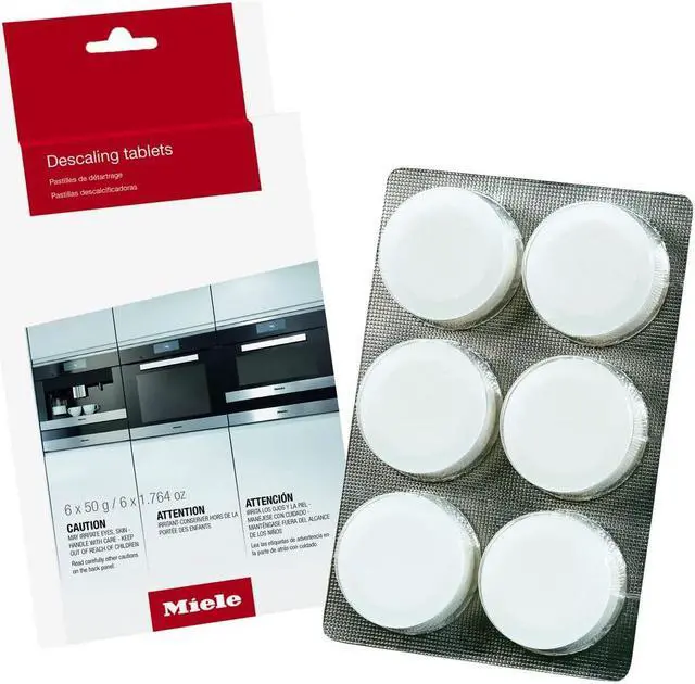 Alt view image 2 of 3 - miele descaling tablets for coffee machines, steam ovens, ovens, ranges, 6 count