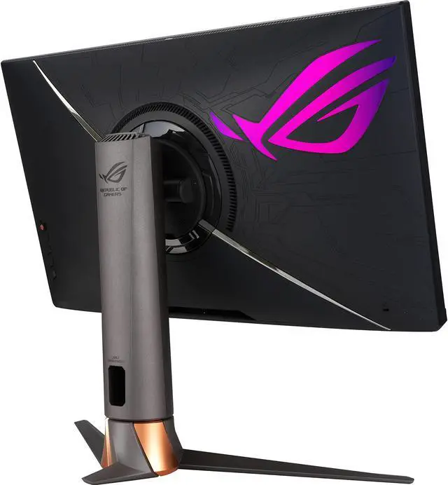 Alt view image 16 of 17 - ASUS ROG Swift 27 1440P Gaming Monitor (PG279QM) - WQHD, Fast IPS, 240Hz, 1ms, G-SYNC, NVIDIA Reflex Latency Analyzer, DisplayHDR400, Eye Care, HDMI, DisplayPort, USB, Height Adjustable,BLACK