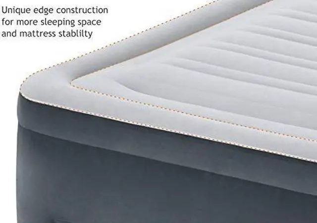 Alt view image 14 of 16 - Intex Dura-Beam Deluxe Hi Rise Air Bed - Queen 64417ED