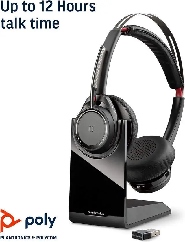 Alt view image 19 of 20 - Plantronics Voyager Focus UC Headset B825