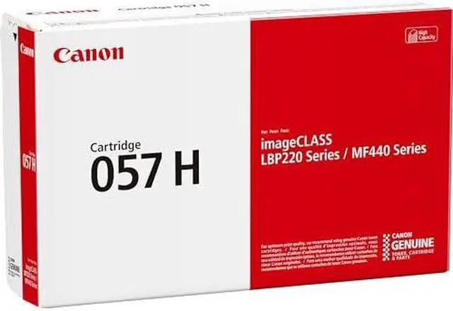 Alt view image 12 of 15 - Canon 057H Original Toner Cartridge Black 3010C001