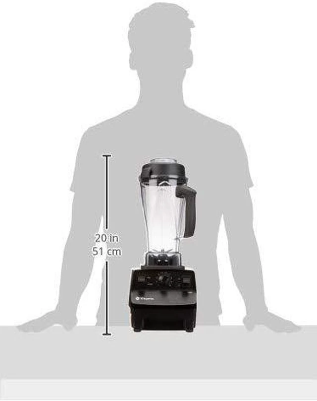 Alt view image 10 of 14 - Vita-Mix 1372 Black 5200 Series 2Hp Variable Speed
Countertop Blender with 64oz BPA Free
Shatterproof Container, Black