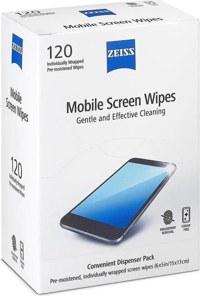 Alt view image 6 of 14 - ZEISS Mobile screen wipes 120ct Box