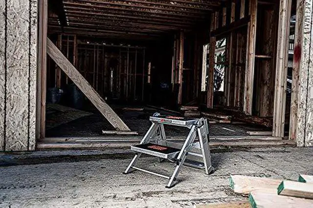 Alt view image 16 of 20 - 2 Steps, Aluminum Step Stool, 300 lb. Load Capacity, Gray LITTLE GIANT 10210BA