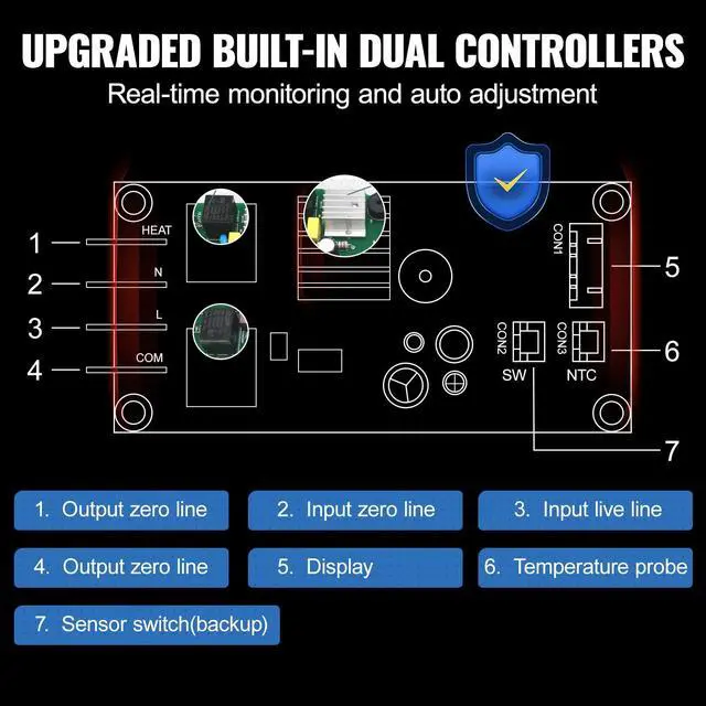 Alt view image 6 of 9 - VEVOR Tumbler Heat Press, 30oz Mug Heat Press Machine Sublimation Transfer 11-15oz 16-25oz 30oz Straight Skinny Tumblers, Cup Heat Press with Heat-Resist Gloves & Tape, DIY Ceramic Mugs Cups Glasses