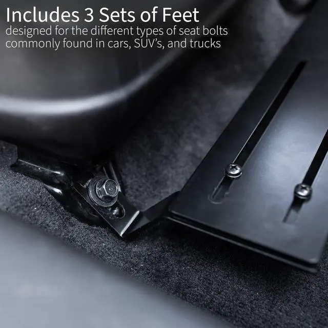 Alt view image 10 of 14 - VIVO Single Laptop Notebook Car Mount, Swivel Arm Adjustable Extension Clamp, Black, MOUNT-CAR01