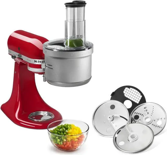 Alt view image 11 of 12 - KitchenAid KSM2FPA Food Processor w Dicing Kit