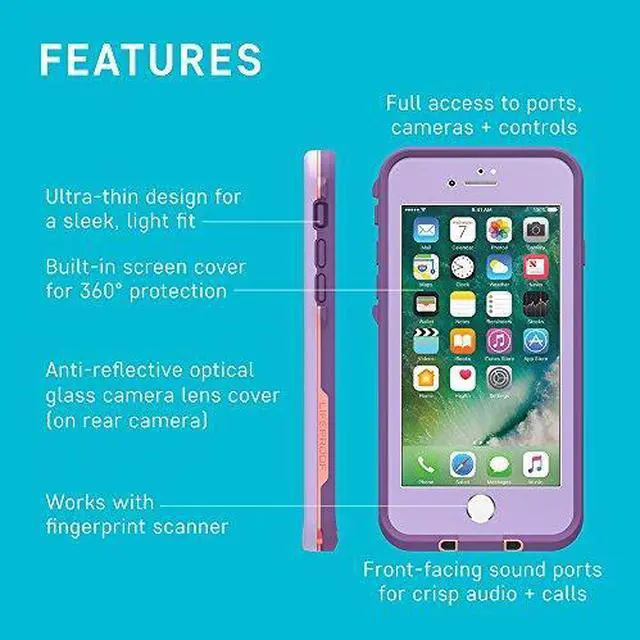 Alt view image 7 of 9 - APPLE IPHONE 8/7 LIFEPROOF FRE CASE-NIGHT LITE (BLACK, LIME, BLACK)