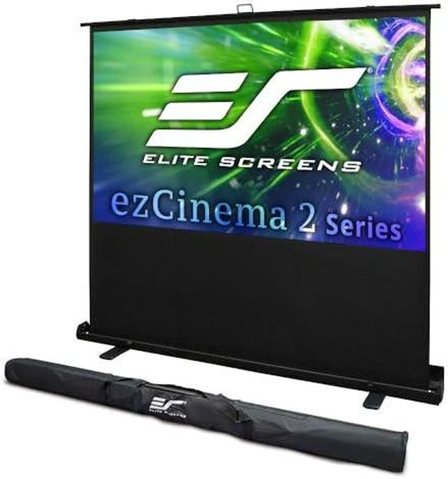 Alt view image 3 of 10 - Elite Screens ezCinema F84XWH2 Projection Screen - 16:9