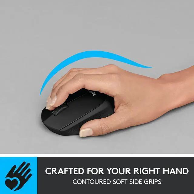 Alt view image 11 of 12 - Logitech M330 Silent Plus Advanced Optical Wireless USB Mouse 2406183