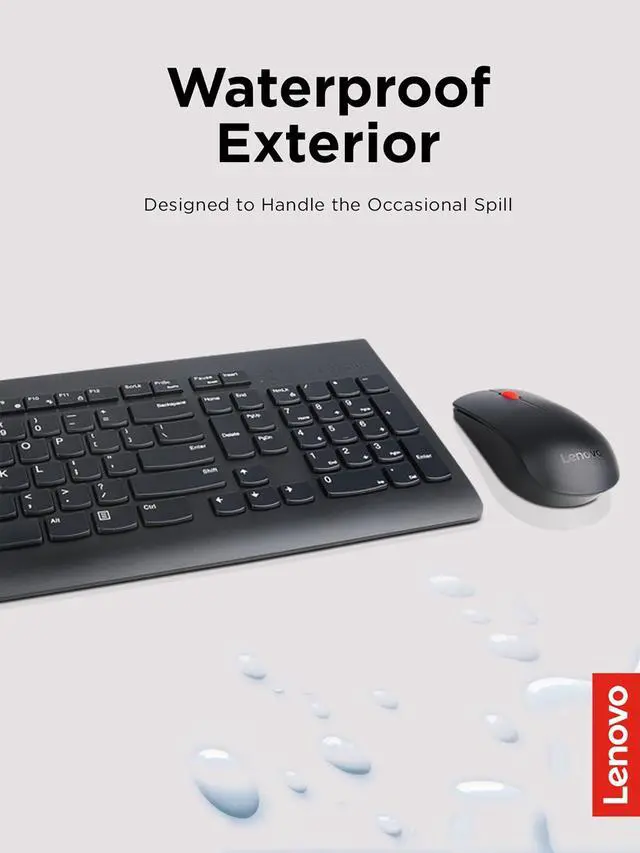 Alt view image 8 of 19 - Lenovo Wireless Keyboard Mouse Combo