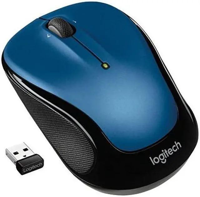 Alt view image 2 of 5 - Logitech M325s Wireless Mouse, 2.4 GHz with USB Receiver, 1000 DPI Optical, Blue