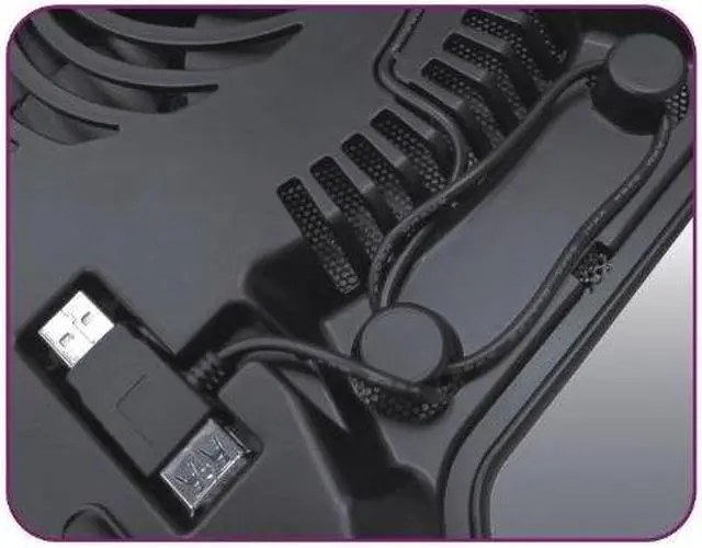 Alt view image 10 of 13 - Cooler Master NotePal X-Slim Ultra-Slim Laptop Cooling Pad with 160 mm Fan R9-NBC-XSLI-GP