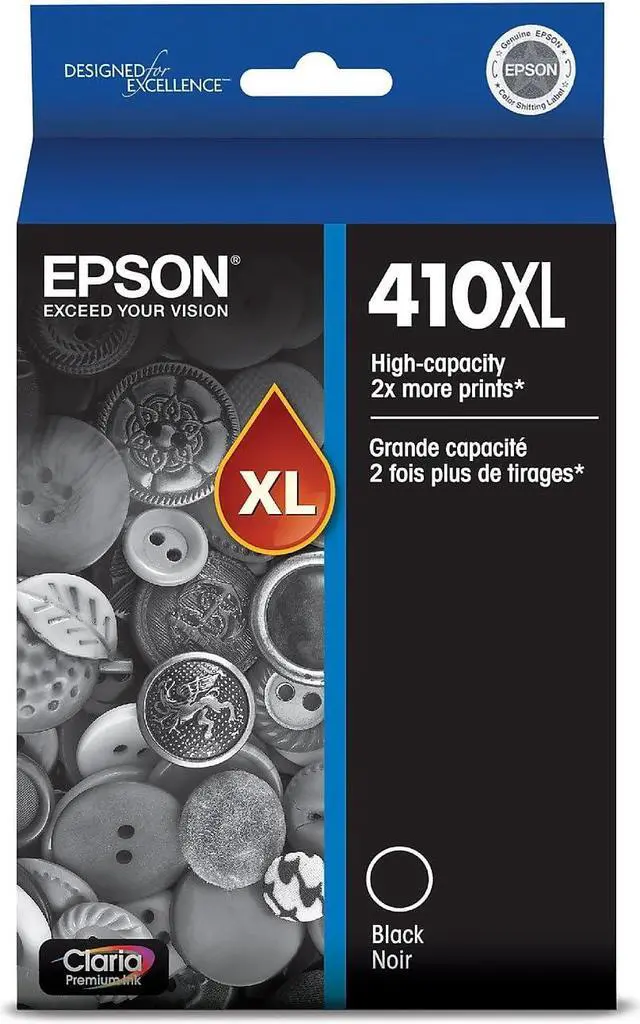 Alt view image 6 of 10 - Epson 410XL Black Ink Cartridge High Yield (T410XL020-S) 1882555