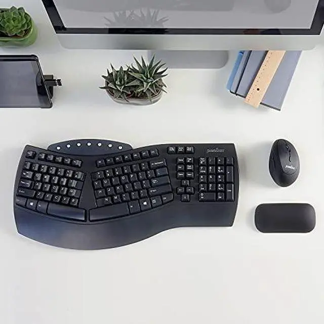 Alt view image 10 of 15 - Perixx PERIMICE-719 Wireless 2.4GHz Ergonomic Small Vertical Optical Mouse - Portable Small Design - 3 Adjustable DPI(800/1200/1600) - Black - Nano USB receiver Included