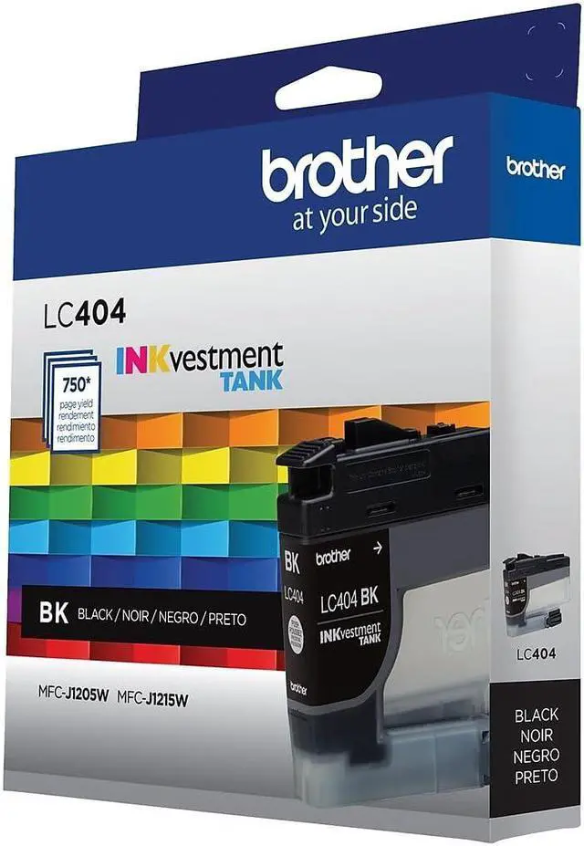 Alt view image 9 of 13 - Brother LC404BKS INKvestment Ink 750 Page-Yield Black