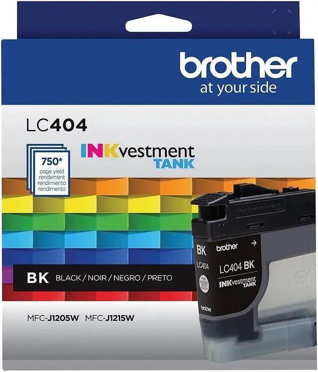 Alt view image 11 of 13 - Brother LC404BKS INKvestment Ink 750 Page-Yield Black