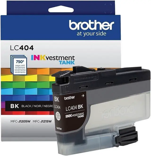 Alt view image 12 of 13 - Brother LC404BKS INKvestment Ink 750 Page-Yield Black