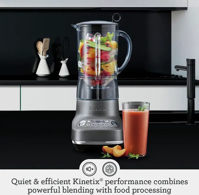 Alt view image 7 of 7 - Breville BBL620SIL Fresh and Furious LcD Kinetix Blender, 15 Litre Jug, Silver