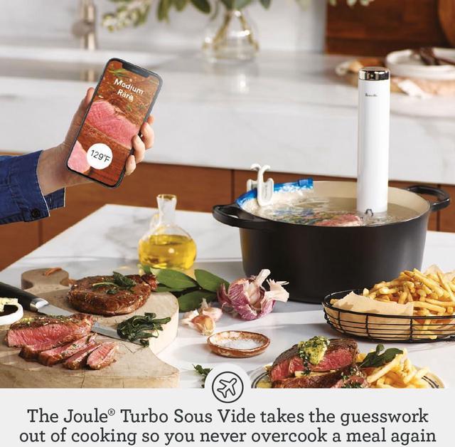 Alt view image 7 of 7 - Breville the Joule Turbo Sous Vide, BSV600PSS, Polished Stainless Steel
