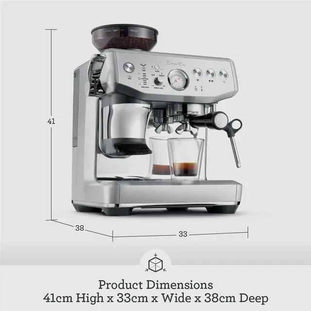 Alt view image 4 of 8 - Breville the Barista Express Impress Espresso Machine, Coffee Machine, Coffee Maker, Espresso Maker, BES876BSS - Brushed Stainless Steel